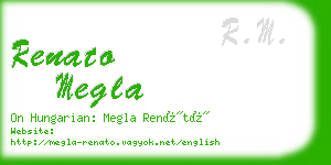 renato megla business card